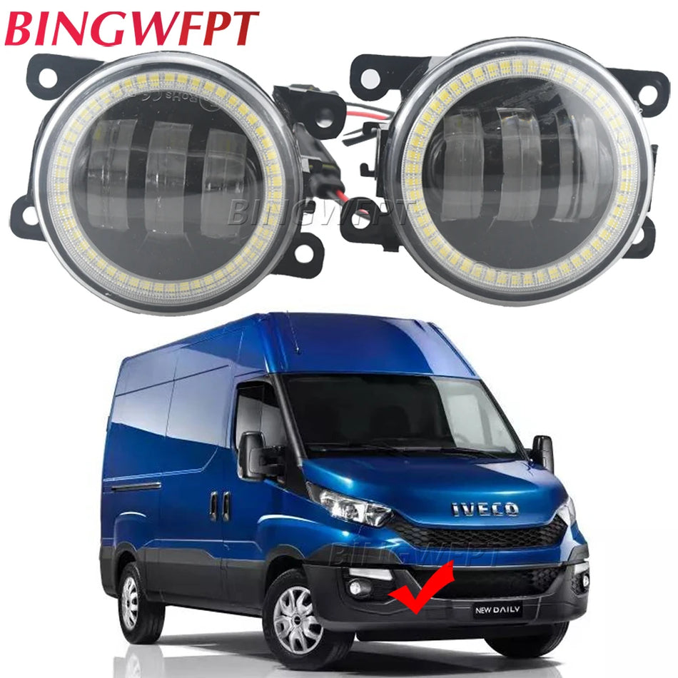 Svetlobna enota za meglo Angel Eye LED leča 12V za Iveco Daily VI