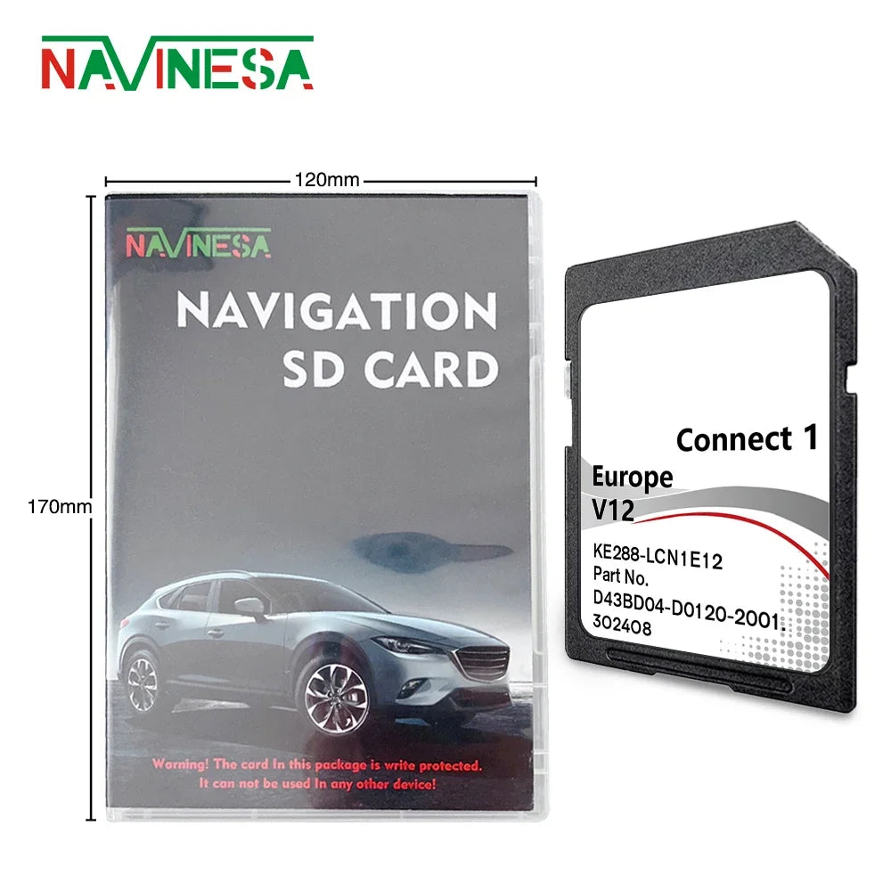 Nissan Note SD GPS Card &ndash; High Speed Read And Write CONNECT1-V12