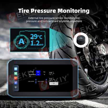 EKIY Motorcycle GPS 6.25 Inch &ndash; Waterproof Carplay Display Screen