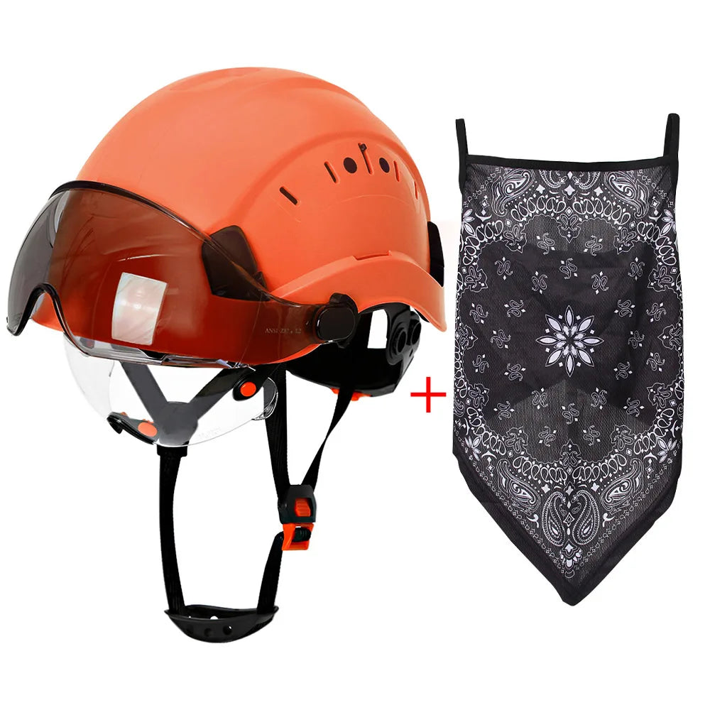 SF06 Safety Helmet &ndash; CE Certified ABS Construction Gear Orange A