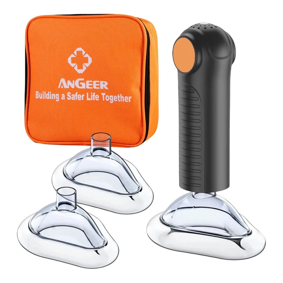 Nešiojamas prieš užspringimą aspiratorius kūdikiams ir suaugusiems medicininės klasės Heimlich prietaisas