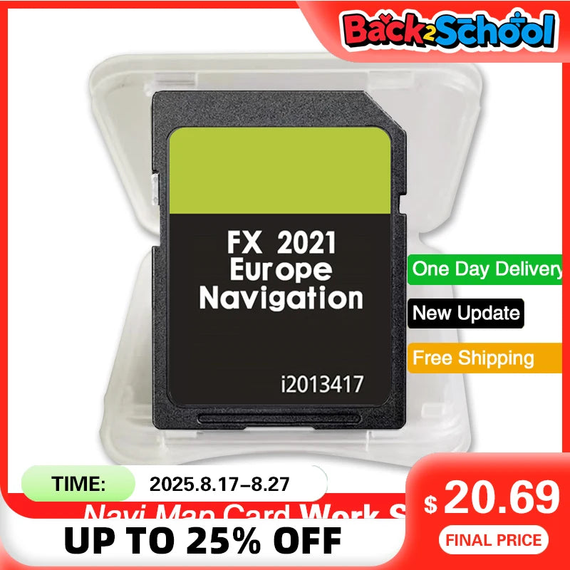 Ford FX 2021 Navigation SD Card Europa - High Speed Read CHINA / FX 2021