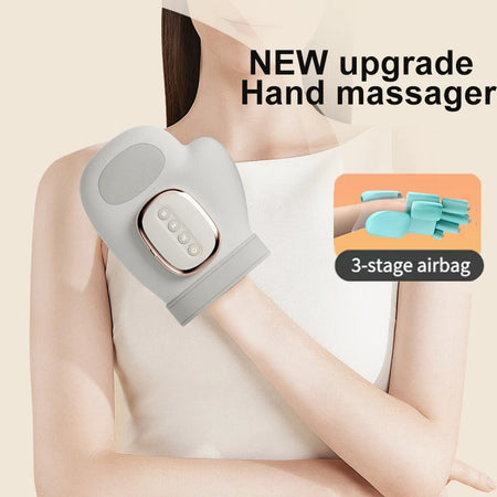 Electric Hand Massager &ndash; Airbag Compression and Heating