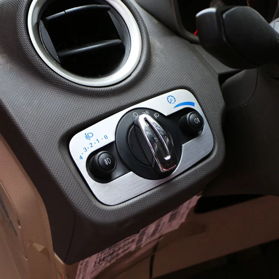 Headlight Switch Decor Panel Cover for Ford Fiesta EcoSport Mondeo ABS Interior Trim Accessory
