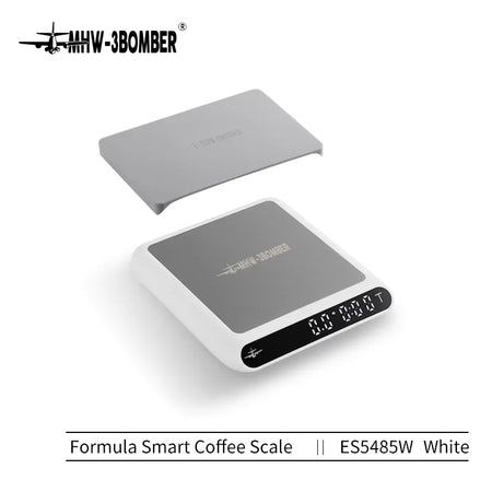 MHW-3BOMBER Coffee Scale With Timer &ndash; 0.1g Precision White Scale / 2Kg
