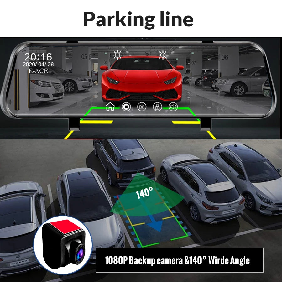 E-ACE 1080P RearView Camera &ndash; HD Night Vision Waterproof