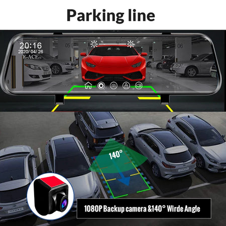 E-ACE 1080P RearView Camera &ndash; HD Night Vision Waterproof