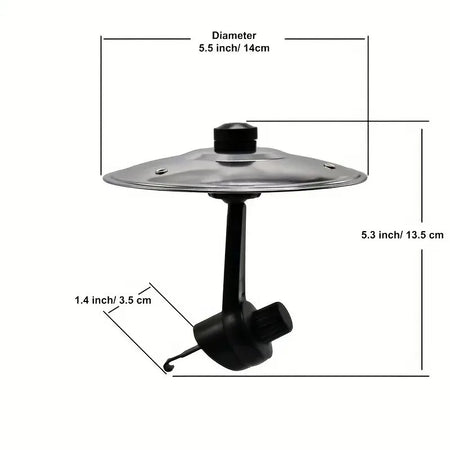 Car Collision Drum Cymbal Style Ventilation Drum &ndash; Clip On