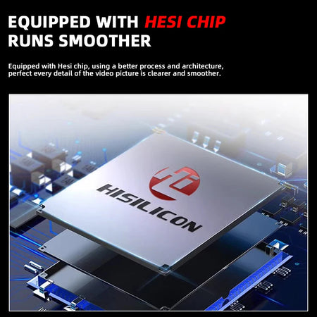 ACCEO Black Glass 4K Dashcam Mirror - Night Vision GPS