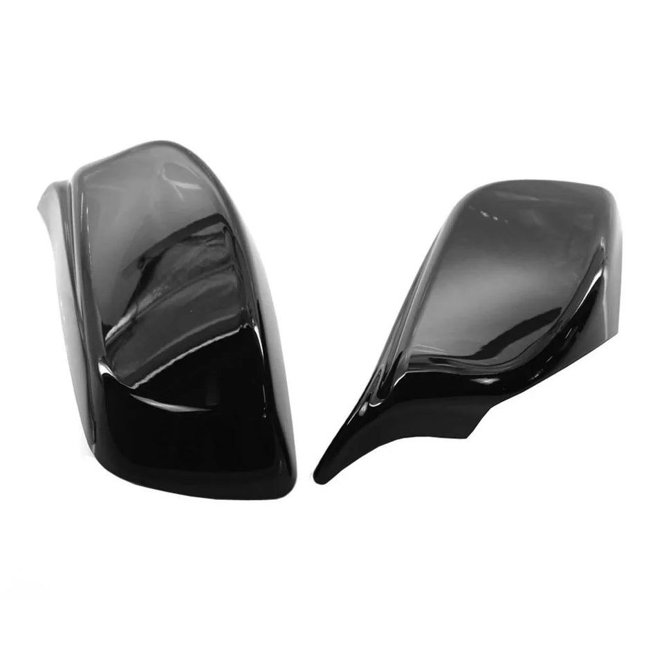 Rückspiegelabdeckkappen für BMW E60 2004-2007 5er Reihe glänzend schwarz 2-teilig direkt passend