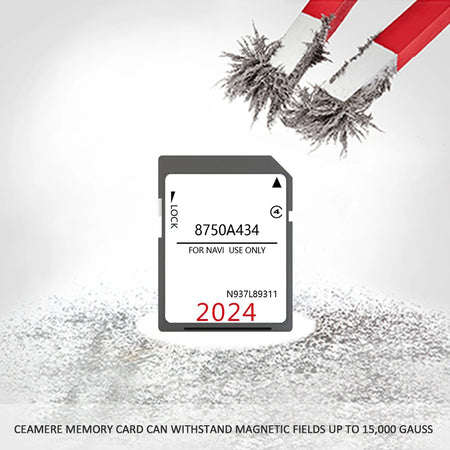 16GB GPS SD Card 8750A434 - Europe Maps Update UK Ireland