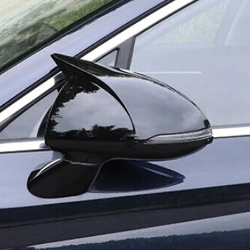 Glossy Black Mirror Caps For Hyundai Sonata DN8 2020-2023 by InterCyprus Trading Ltd