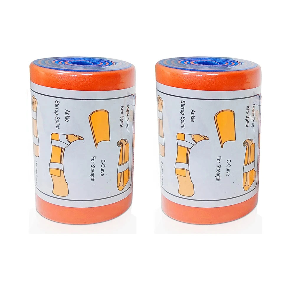 First Aid Aluminum Splint Roll 11x46cm - Ultra Lightweight 2 pack