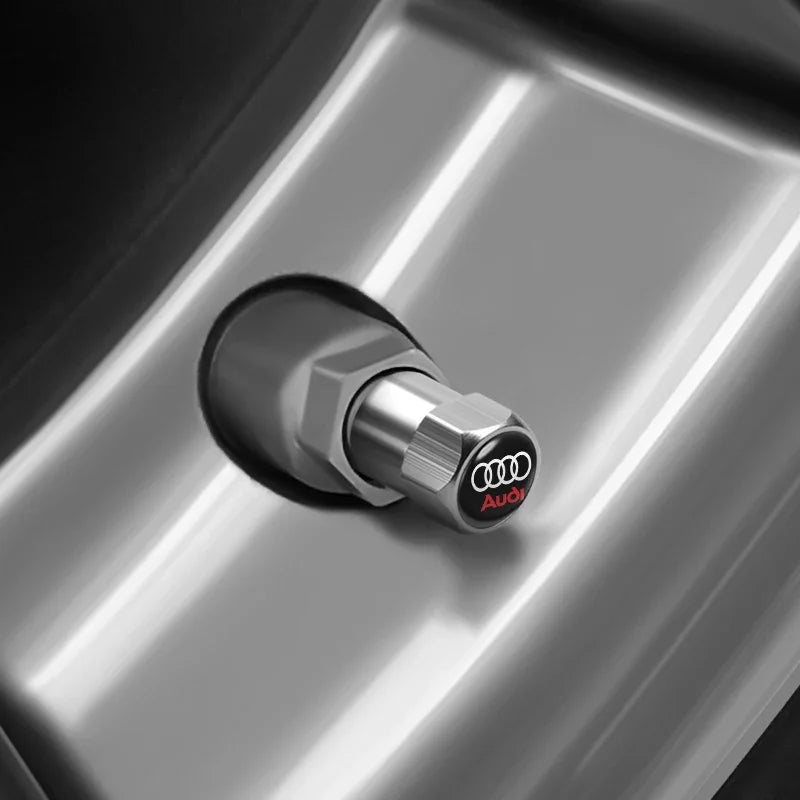 Audi S Line Tire Valve Caps 4Pcs &ndash; Easy Bolt In Fit