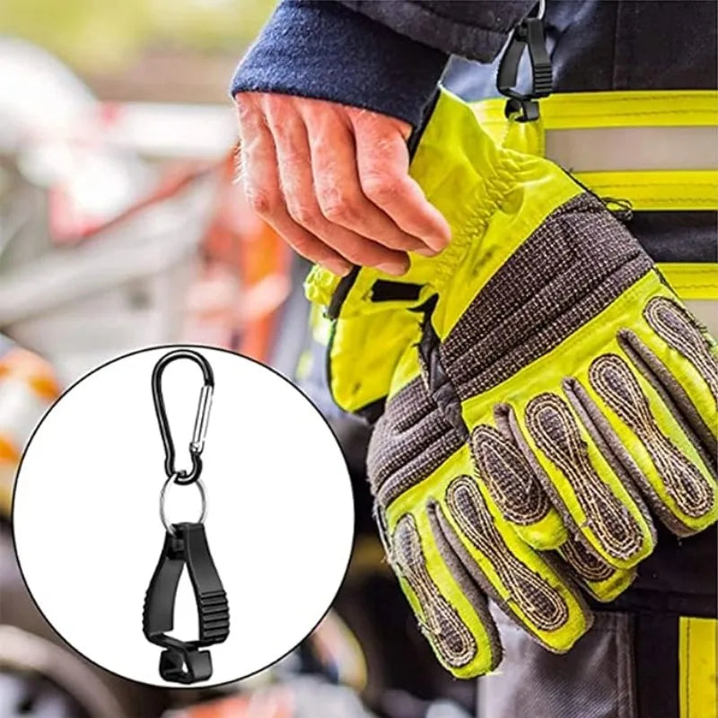 Glove Clip Hanger - Aluminium Alloy Safety Holder for Work Gloves