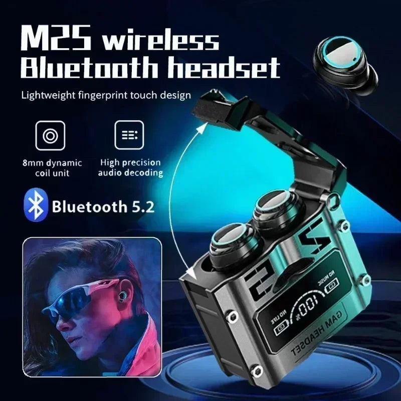 2024 TWS Wireless Bluetooth Earbuds with Touch Control &amp; Noise Reduction