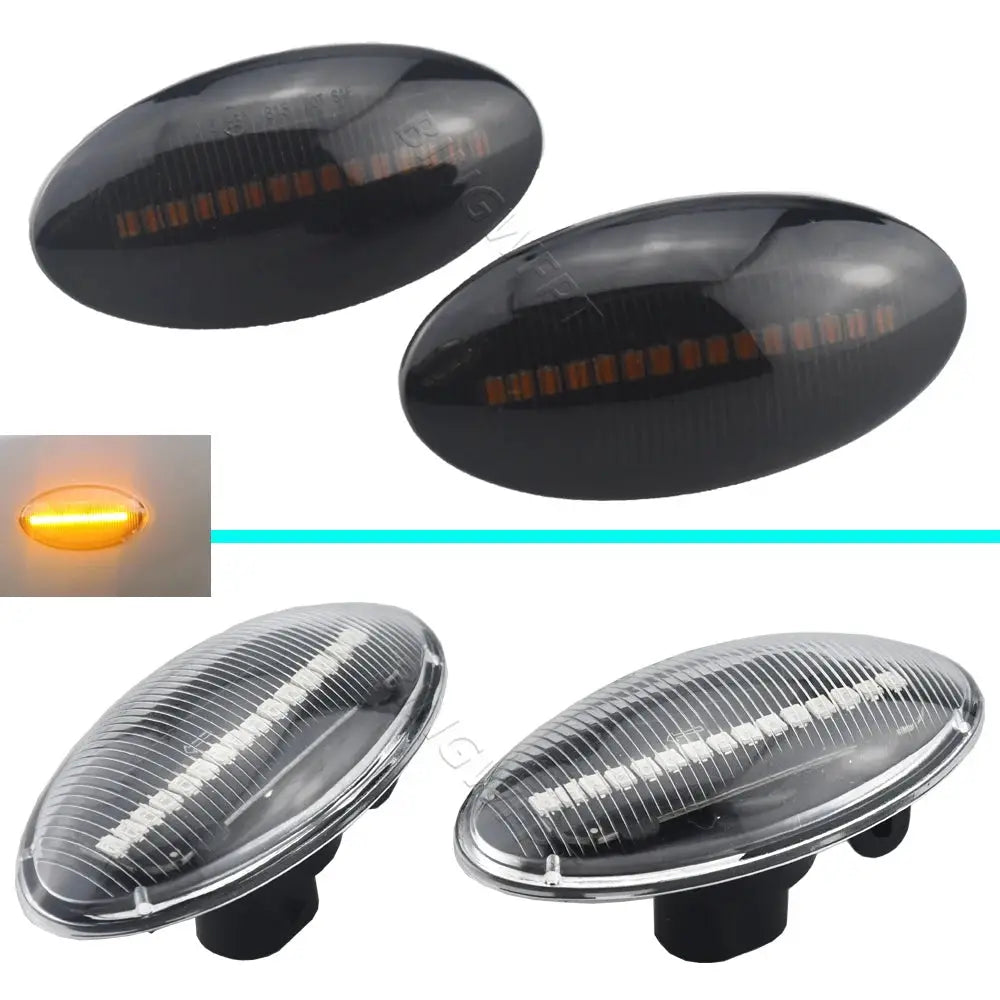 1 Pair Dynamic LED Side Marker Turn Signal Lights Indicator Amber Repeater Car Lights For Suzuki Swift Jimmy Vitara SX4 Alto by InterCyprus Trading Ltd