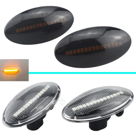 1 Pair Dynamic LED Side Marker Turn Signal Lights Indicator Amber Repeater Car Lights For Suzuki Swift Jimmy Vitara SX4 Alto by InterCyprus Trading Ltd