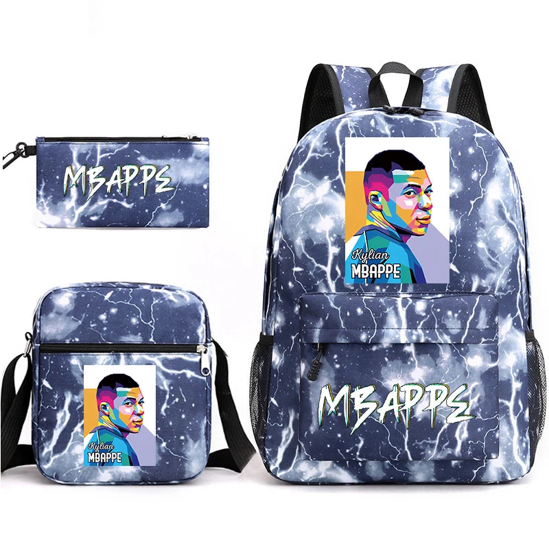 print student backpack set children's school bag shoulder bag pencil case 3-piece set 14
