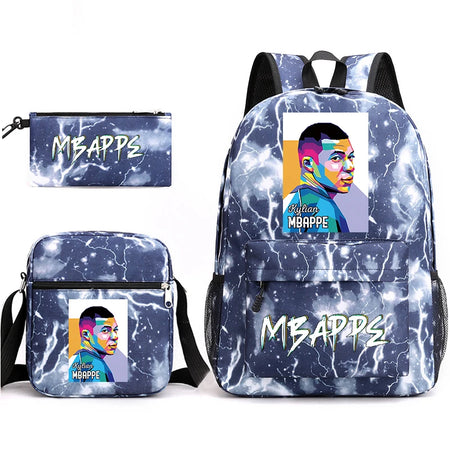 print student backpack set children's school bag shoulder bag pencil case 3-piece set 14