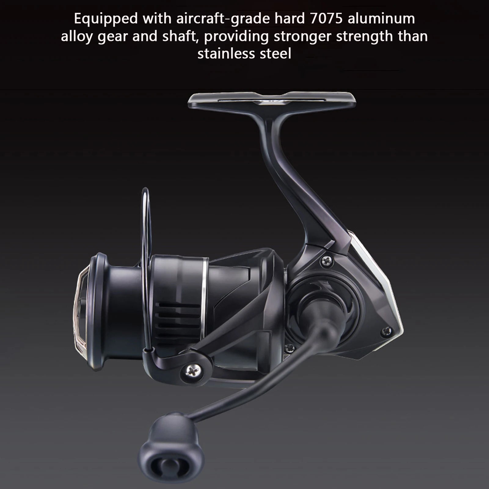 5.2:1 Speed Ratio Fishing Reel - Carbon Fiber &amp; Aluminum Alloy, Ideal for Saltwater Fishing