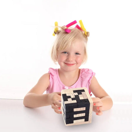 3D Cube Puzzle Lu &ndash; Educational Brain Teaser For All Ages