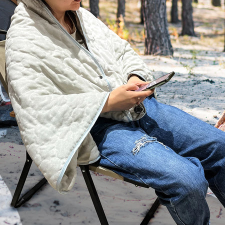 USB Heated Shawl &ndash; Three Heating Levels For Cozy Comfort