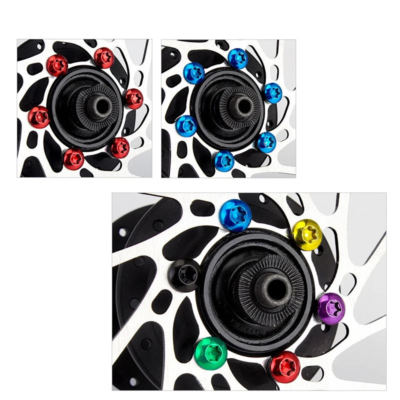 Bike Disc Brake Rotor Bolts &ndash; Durable Steel T25 M5x9 Secure Fit