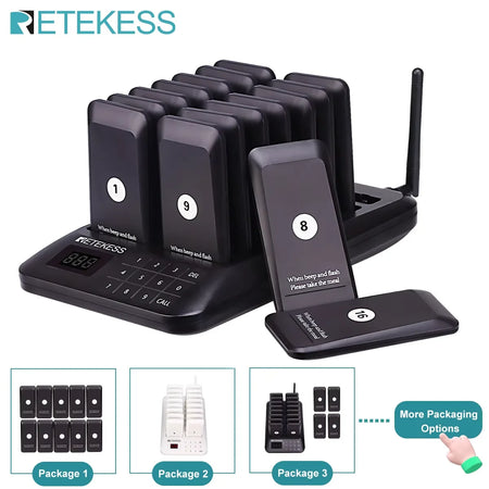Retekess TD157 Restaurant Pager &ndash; Extended Range Paging