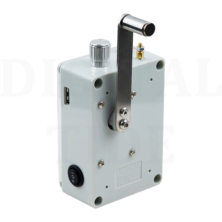 8-Capacitor Hand Crank Generator &ndash; Emergency USB Power