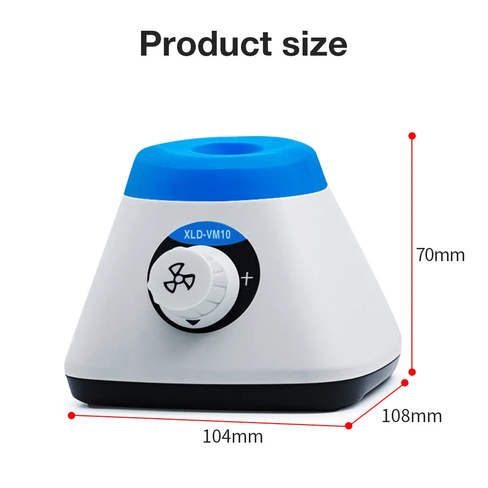 VM10 Mini Vortex Mixer &ndash; Adjustable Speed 0-4500RPM