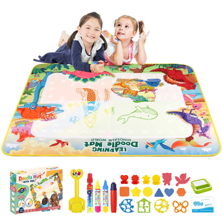 Coolplay Magic Water Drawing Mat &ndash; Reusable Educational Painting Board