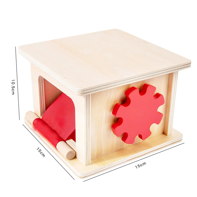 BZS00372 Object Permanence Box &ndash; Wooden Montessori Toy 1