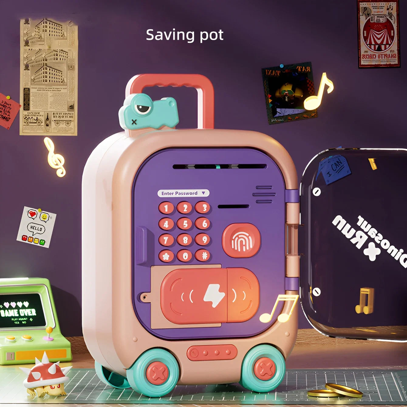 Piggy Bank CQ001 &ndash; Password Lock and Auto Save Function