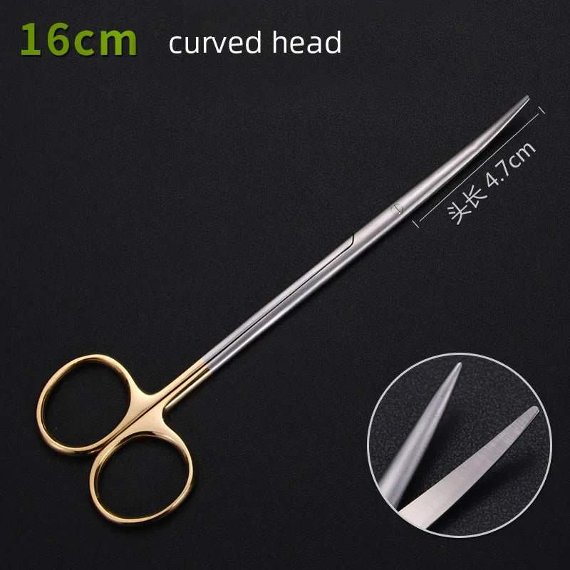 Dental Ophthalmic Blunt Scissors - Versatile Nasal Tool Rose Red