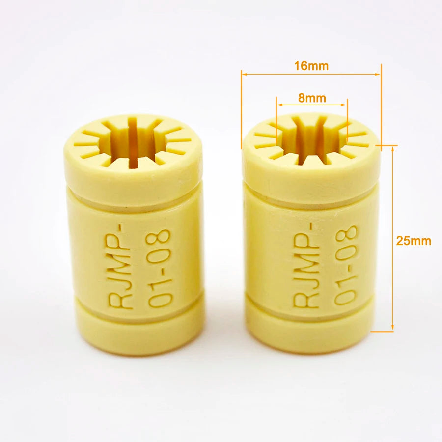 RJMP-01-08 Linear Bearing 8x16x25 &ndash; Solid Polymer Bearings