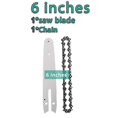 Electric Chainsaw Chain Guide Plate 6 Inch &ndash; Durable Steel 1D1L / Wood Cutting