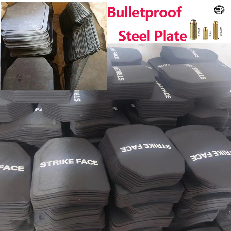 NIJ IIIA Steel Plate 10x12 Inches - Ballistic Armor