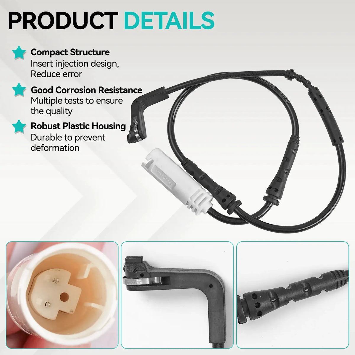 2 Car Brake Pad Sensor For BMW E82 E87 E88 E90 E91 E92 E93 Brake Pad Wear Sensor 34356789439 34356762252 34356789445 34356762253 by InterCyprus Trading Ltd