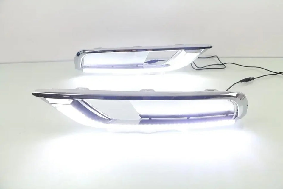 12V ABS LED DRL voor Honda CRV 2015 2016 Gele Signaal Lamp