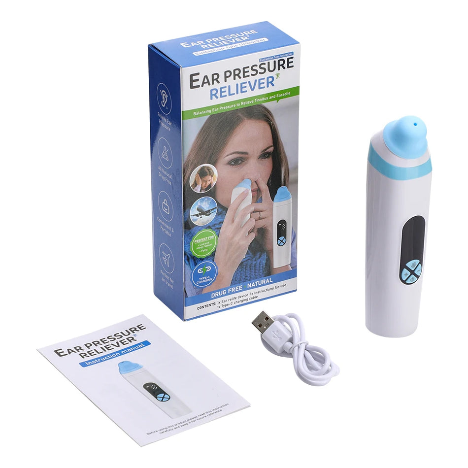 Tinnituslindring Örontrycksutvidgare Uppladdningsbar Dykning