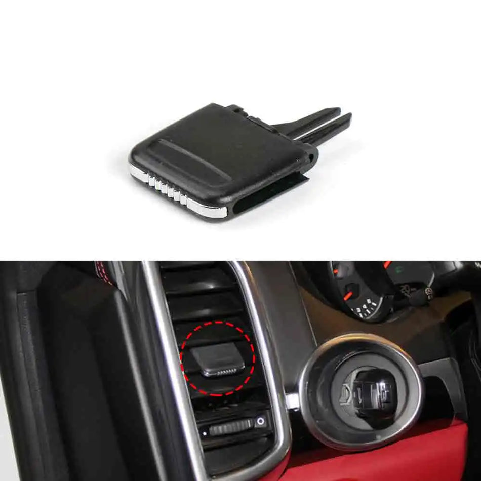 AC Vent Outlet Grille Complete Assembly For Porsche Cayenne 2010-2017 With Tab Clip Repair Kit