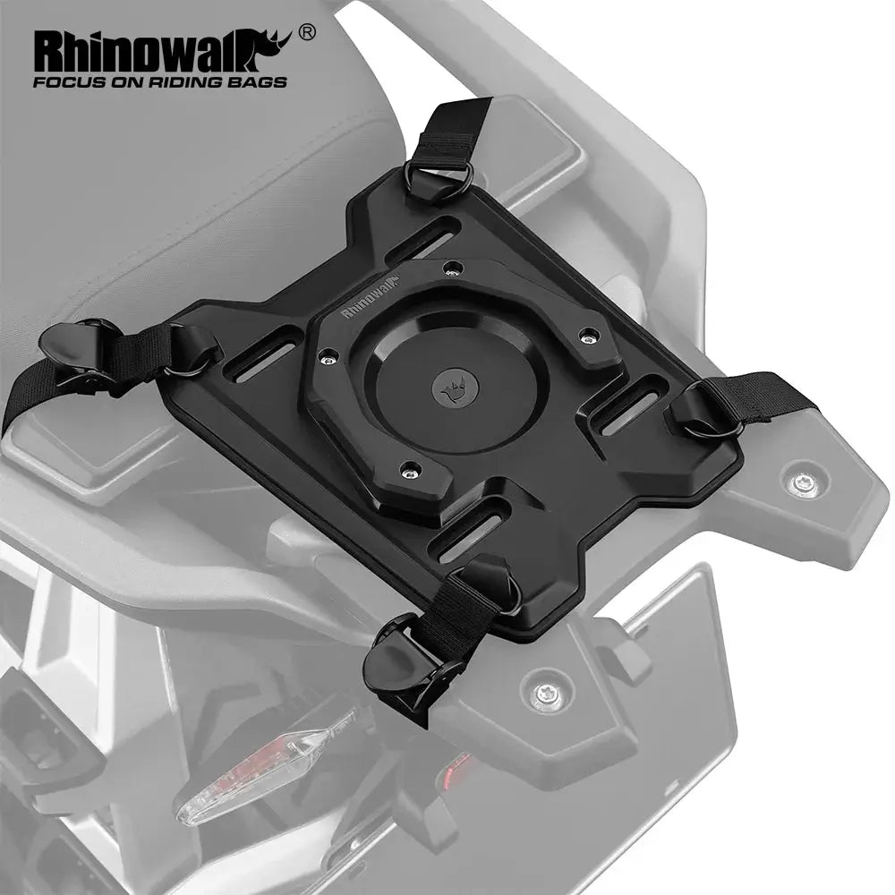 Rhinowalk Motorcycle Magnetic Bag Expansion Base For MJX2011 Back Seat Tail Saddle Extended Installation not for Tank Bag Mount by InterCyprus Trading Ltd
