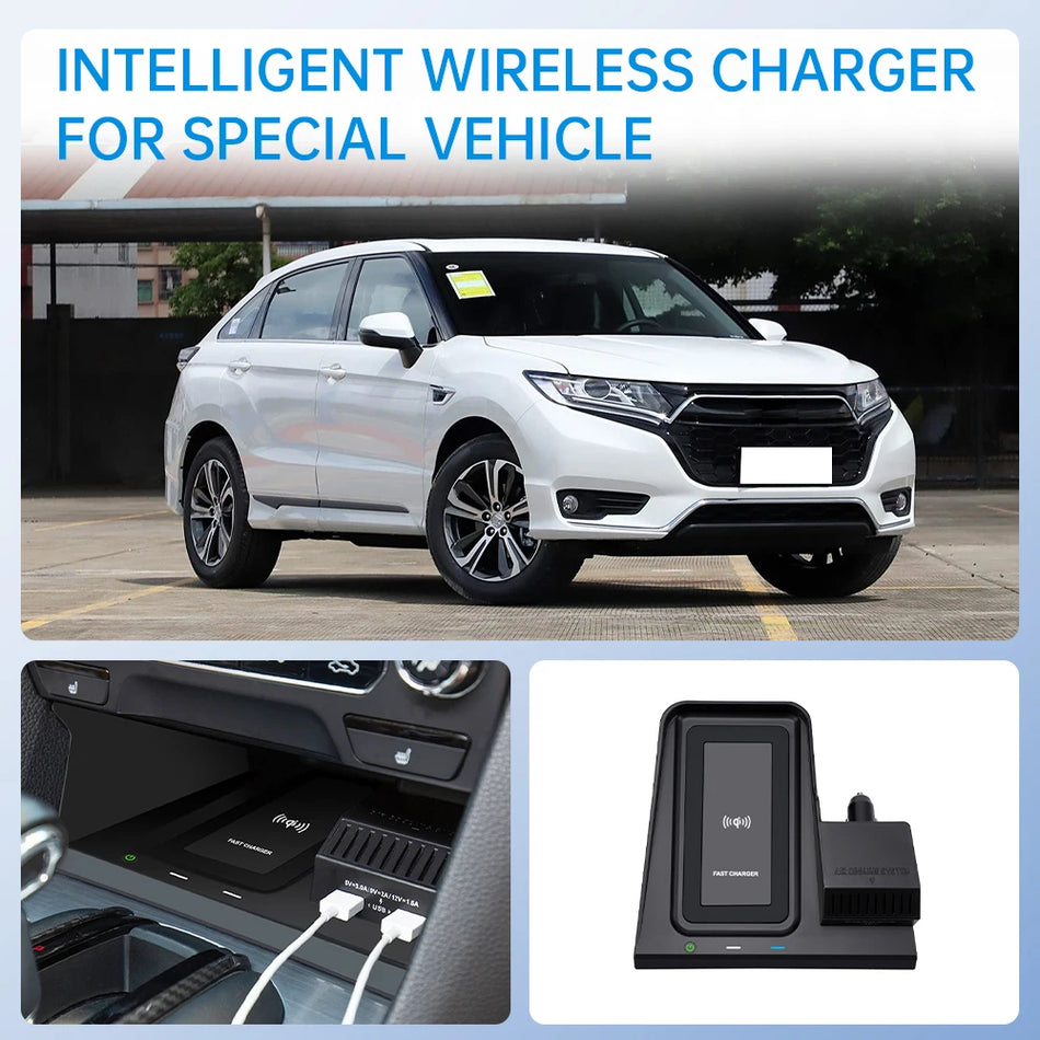 Chargeur sans fil rapide 15W pour Honda Avancier URV 2017-2023