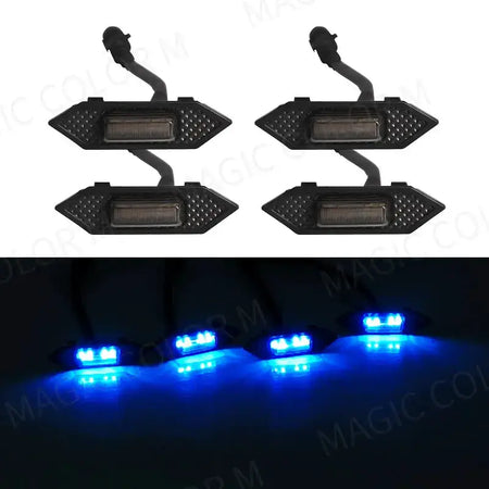 4PCS LED Grille Lights For Toyota RAV4 2019 2020 2021 2022 Front Grid Warning DRL Daytime Running Lamp Daylights Car Accessories by InterCyprus Trading Ltd