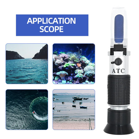 ATC 0-28% Salinity Meter - Temperature Compensated Readings