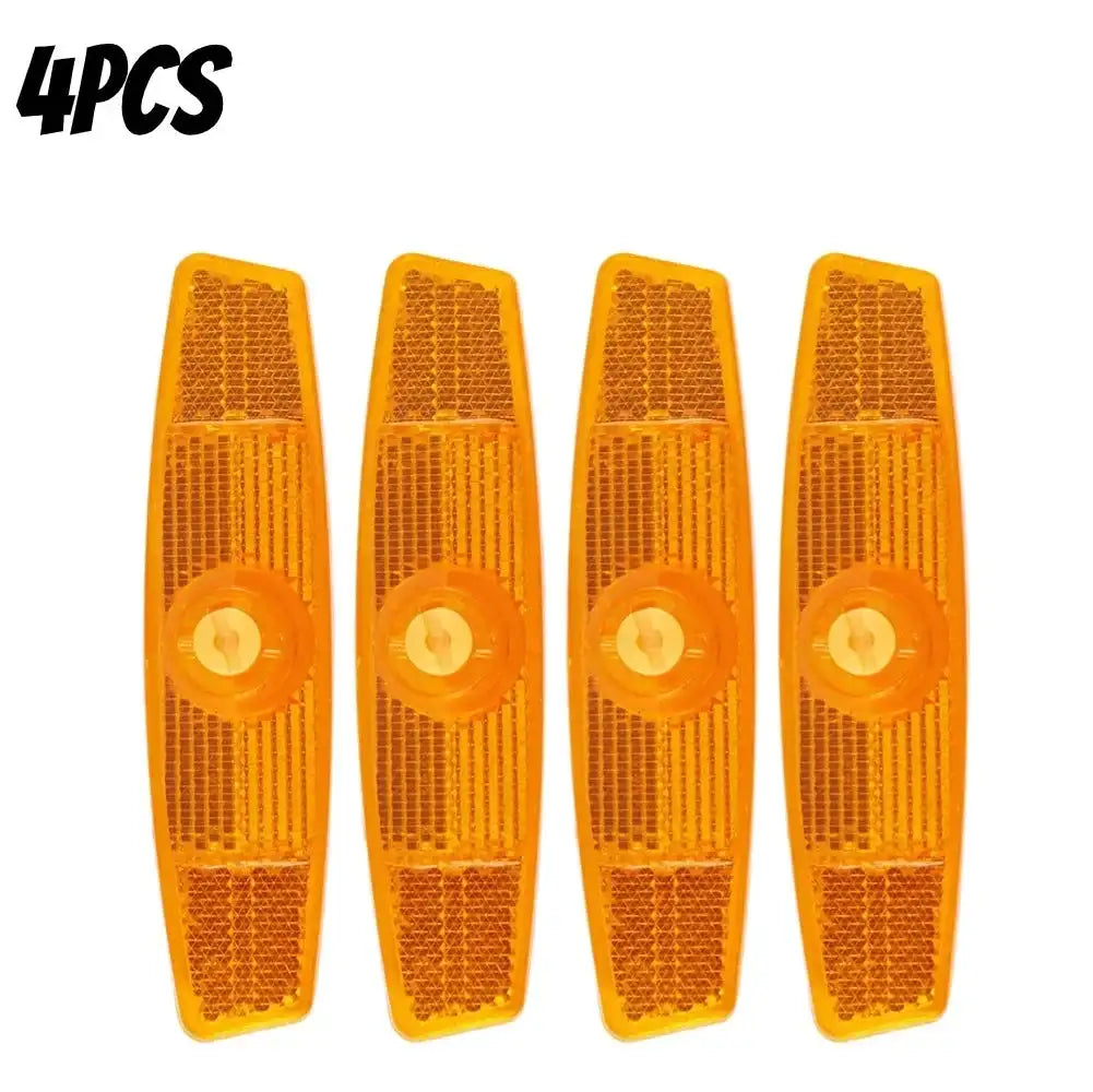 4 Pack Fish Shaped Bike Spoke Reflectors For Wheel Rim 4PCS