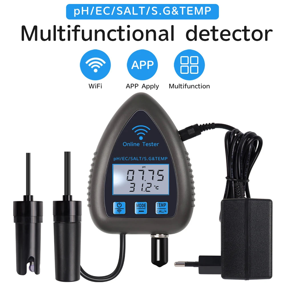 Tuya WiFi 5 In 1 Water Quality Monitor &ndash; Smart 5in1 Meter
