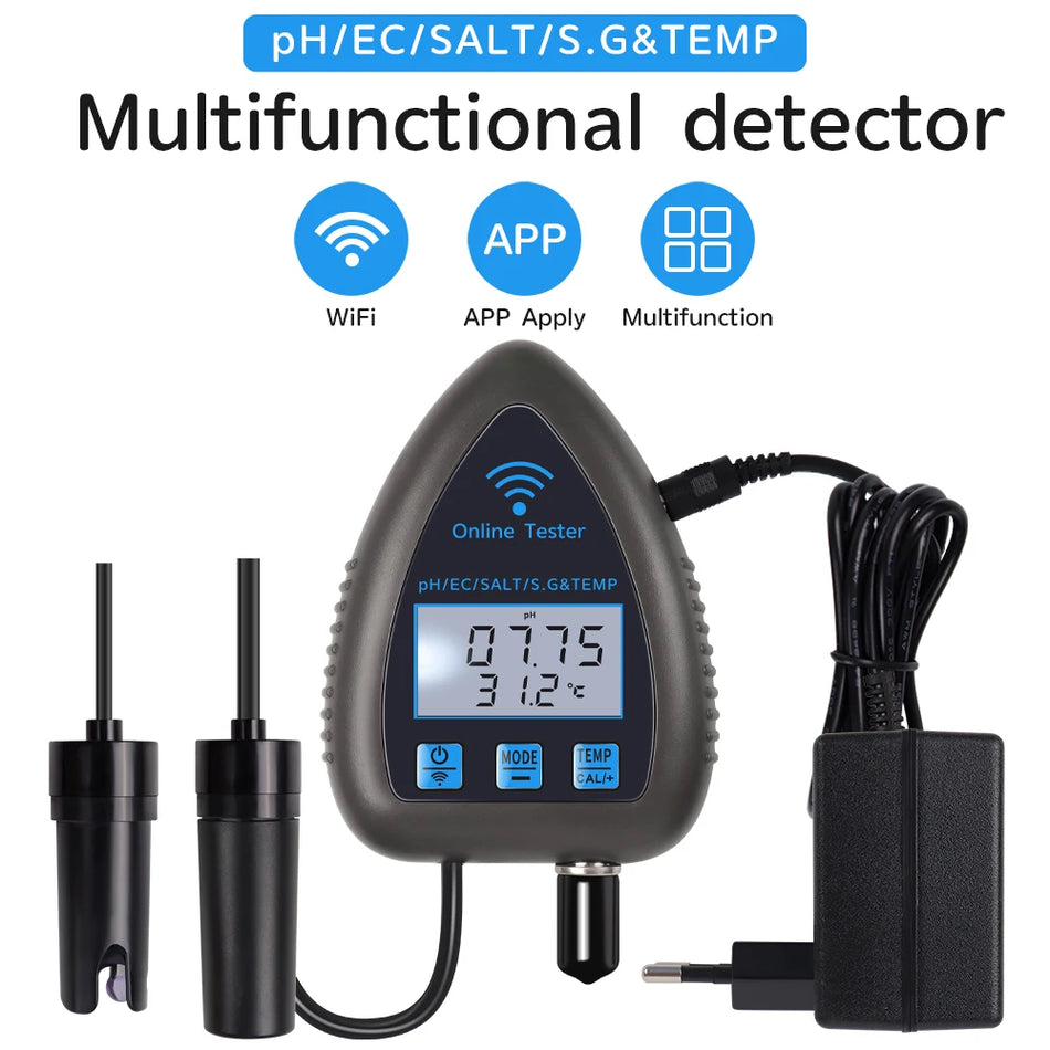 Tuya WiFi 5 In 1 Water Quality Monitor &ndash; Smart 5in1 Meter