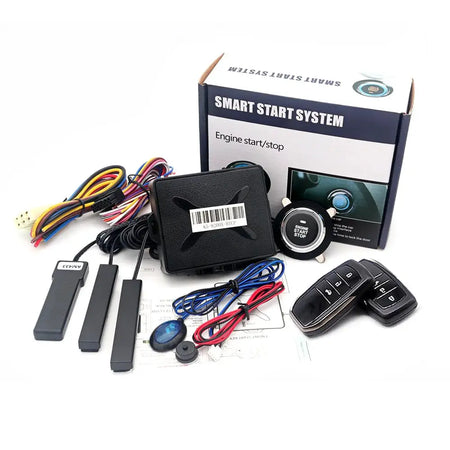 Kirbin Remote Start Engine Ignition Autostart Kit Universal Car Alarm Keyless Entry One Button Start Stop System Car Accessories by InterCyprus Trading Ltd